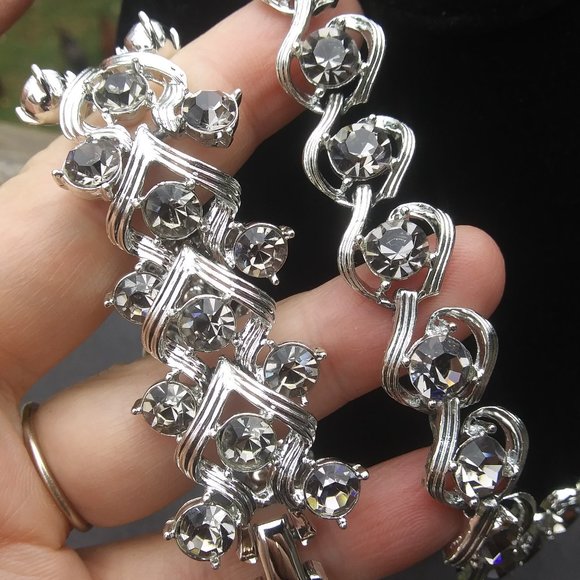 Kramer Jewelry - Vintage Kramer choker necklace and bracelet lot  gorgeous quality vintage lot